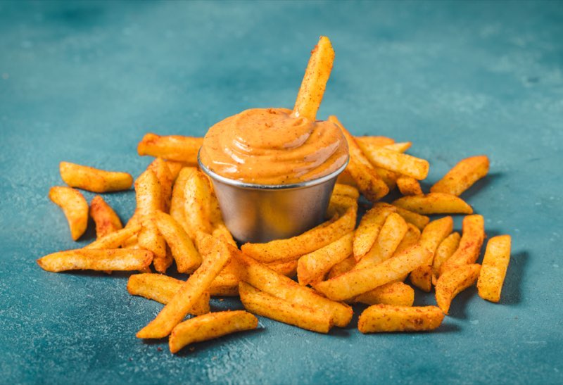 Frites epicees maison - Smache Smash Burger Lausanne